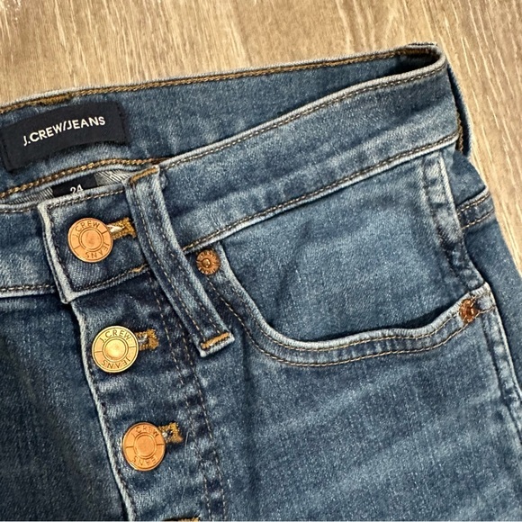J. Crew Vintage Straight Button Front Jeans - Picture 9 of 10
